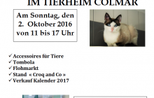 Tag der offenen Tür im Tierheim Colmar am Sonntag, 02.Oktober 2016